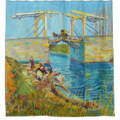 Vincent van Gogh - Langlois Bridge in Arles #1 Douchegordijn (Voorkant)