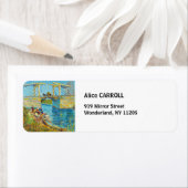 Vincent van Gogh - Langlois Bridge in Arles #1 Etiket (Insitu)