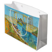 Vincent van Gogh - Langlois Bridge in Arles #1 Groot Cadeauzakje (Achterkant Gekanteld)