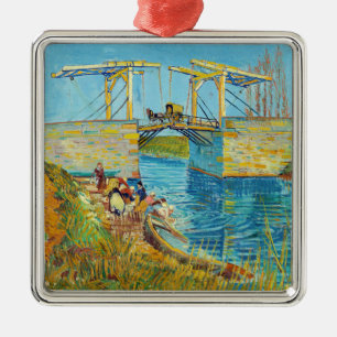 Vincent van Gogh - Langlois Bridge in Arles #1 Metalen Ornament