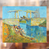Vincent van Gogh - Langlois Bridge in Arles #1 Raamsticker (Vel 2)
