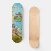 Vincent van Gogh - Langlois Bridge in Arles #1 Skateboard (Voorkant)