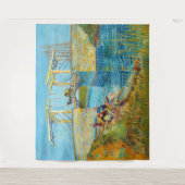 Vincent van Gogh - Langlois Bridge in Arles #1 Wandkleed (Voorkant)