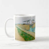 Vincent van Gogh - Langlois Bridge in Arles #2 Koffiemok (Links)