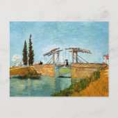 Vincent van Gogh - Langlois Bridge in Arles #3 Briefkaart (Voorkant)