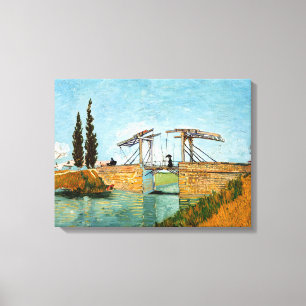 Vincent van Gogh - Langlois Bridge in Arles #3 Canvas Afdruk