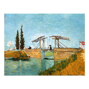 Vincent van Gogh - Langlois Bridge in Arles #3 Foto Afdruk