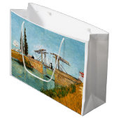 Vincent van Gogh - Langlois Bridge in Arles #3 Groot Cadeauzakje (Voorkant Gekanteld)