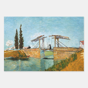 Vincent van Gogh - Langlois Bridge in Arles #3 Inpakpapier Vel