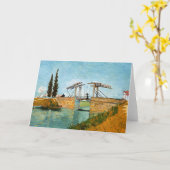 Vincent van Gogh - Langlois Bridge in Arles #3 Kaart (Gele Bloem)