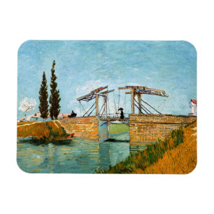 Vincent van Gogh - Langlois Bridge in Arles #3 Magneet