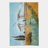 Vincent van Gogh - Langlois Bridge in Arles #3 Theedoek (Verticaal)