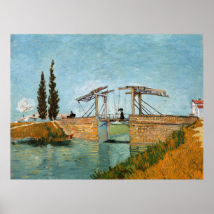 Vincent Van Gogh  Langlois Bridge in Arles Poster