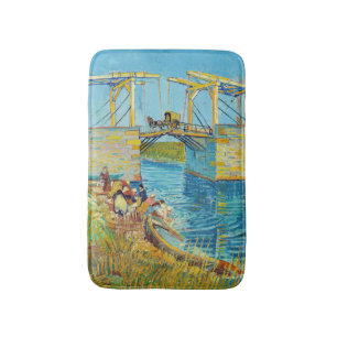 Vincent van Gogh - Langloisbrug bij Arles #1 Badmat