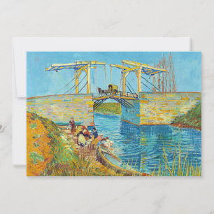 Vincent van Gogh - Langloisbrug bij Arles #1 Bedankkaart