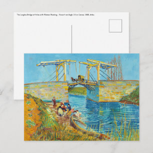 Vincent van Gogh - Langloisbrug bij Arles #1 Briefkaart