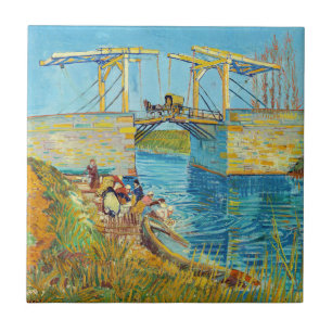 Vincent van Gogh - Langloisbrug bij Arles #1 Tegeltje