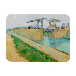 Vincent van Gogh - Langloisbrug bij Arles #2 Magneet