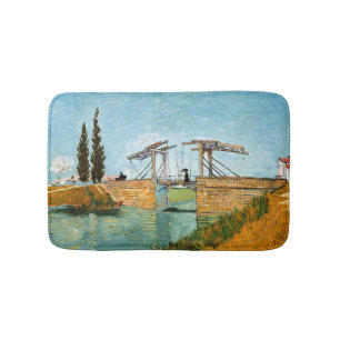 Vincent van Gogh - Langloisbrug bij Arles #3 Badmat