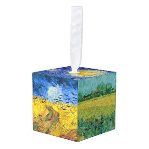 Vincent Van Gogh - Lanscapes Selection Kubus Ornament