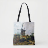 Vincent van Gogh Le Moulin de Blute-Fin Tote Bag (Voorkant)