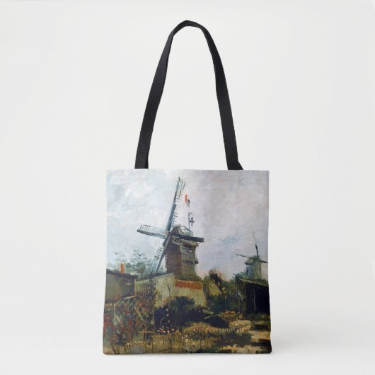 Vincent van Gogh Le Moulin de Blute-Fin Tote Bag (Voorkant)