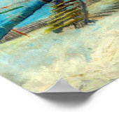 Vincent van Gogh Le Moulin de la Galette Poster (Hoek)