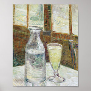 Vincent Van Gogh leeft nog steeds met Absinthe Fin Poster