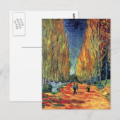 Vincent Van Gogh - Les Alyscamps Briefkaart (Voorkant / Achterkant)