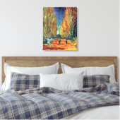 Vincent Van Gogh - Les Alyscamps Canvas Afdruk (Insitu (Slaapkamer))