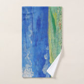 Vincent van Gogh - Les champs de roues sous Thunde (Serviette à main)