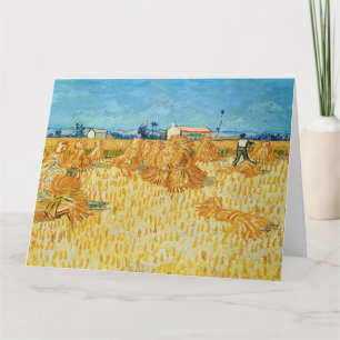 Vincent van Gogh, maïsoogst in de Provence Kaart