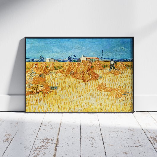 Vincent van Gogh, maïsoogst in de Provence Poster