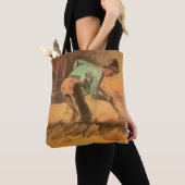 Vincent van Gogh - Man Stooping w Stick of Spade Draagtas (Dichtbij)