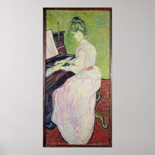 Vincent van Gogh Marguerite Gachet at the Piano Poster