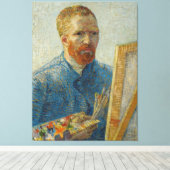 Vincent Van Gogh Master Artisan Self Portret Canvas Afdruk (Insitu (Houten vloer))