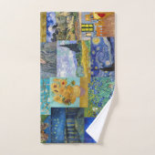 Vincent Van Gogh - Masterpieces Patchwork (Serviette à main)