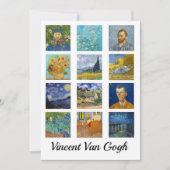 Vincent Van Gogh - Masterstuks Grid Kaart (Voorkant)