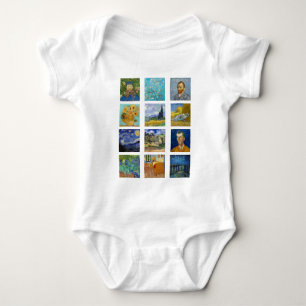 Vincent Van Gogh - Masterstuks Grid Romper