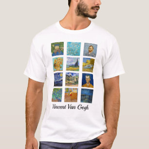 Vincent Van Gogh - Masterstuks Grid T-shirt