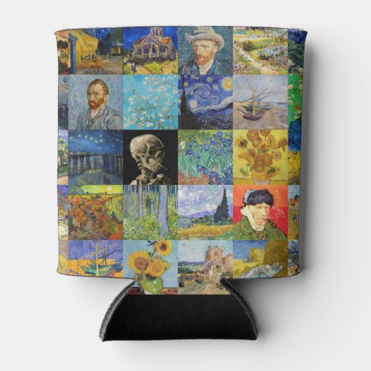 Vincent van Gogh - Masterstuks Mosaic Patchwork Blikjeskoeler (Voorkant)