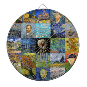 Vincent van Gogh - Masterstuks Mosaic Patchwork Dartbord