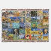 Vincent van Gogh - Masterstuks Mosaic Patchwork Deken (Voorkant)