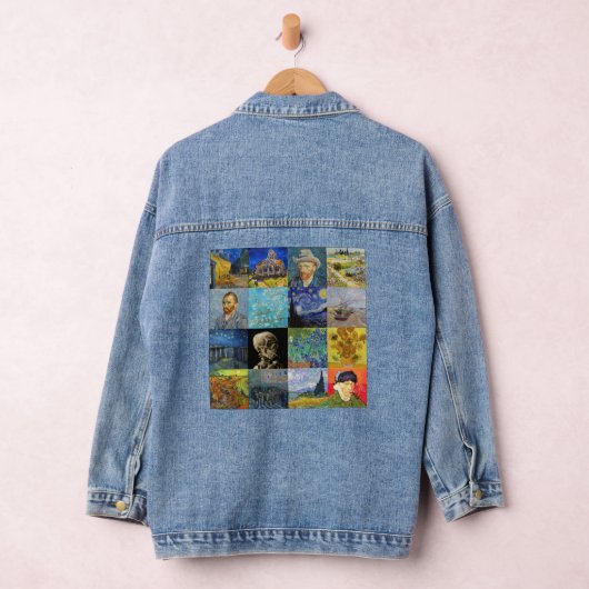 Vincent van Gogh - Masterstuks Mosaic Patchwork Denim Jacket (Hangar)