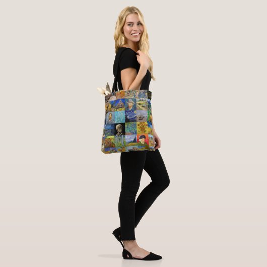 Vincent van Gogh - Masterstuks Mosaic Patchwork Draagtas (Op model)