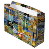 Vincent van Gogh - Masterstuks Mosaic Patchwork Groot Cadeauzakje (Achterkant Gekanteld)