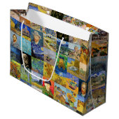 Vincent van Gogh - Masterstuks Mosaic Patchwork Groot Cadeauzakje (Voorkant Gekanteld)