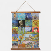 Vincent van Gogh - Masterstuks Mosaic Patchwork Hangend Wandkleed (Voorkant)