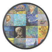 Vincent van Gogh - Masterstuks Mosaic Patchwork Hockey Puck (Voorkant)
