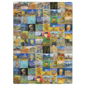 Vincent van Gogh - Masterstuks Mosaic Patchwork Klembord (Achterkant)